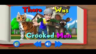 There Was a Crooked Man  Nursery Rhymes Read Aloud eBook [upl. by Chyou]