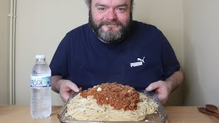 spaghetti bolognese uk mukbang [upl. by Leizar391]