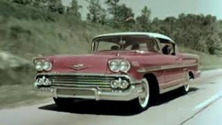 1958 CHEVROLET COMMERCIAL  Impala Sport Coupe [upl. by Aled]