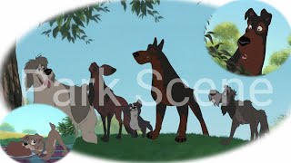 Park Scene  Lady And The Tramp 2Full Hd1080p [upl. by Kcirrag279]