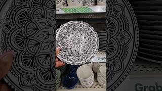 Dollar Tree New Dinnerware Set shopping dollartreehaul dollartree [upl. by Urissa]