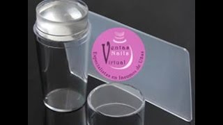 Como Usar Stamping Transparente o Clear Jelly Stamper [upl. by Oirevlis]