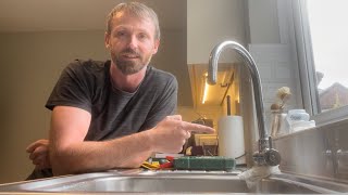 How to replace a kitchen tap  monobloc kitchen mixer tap [upl. by Nwahsear737]