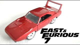 Furious 7 DieCast Cars from Jada Toys [upl. by Akemahc937]