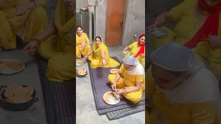 Meri mami saas kitni puri kha gayi 😋trendingshorts saasbahu villagelife viral krishnadevi [upl. by Eiruam]