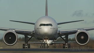 Biman 777 Landing with RAT deployed [upl. by Charis]