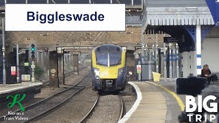 Trains at Biggleswade ECML  23319 [upl. by Ahsinroc]