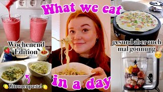 What I eat in a Day  Weekend Edition Abnehmen aber auch mal gönnen 🥰 I Meggyxoxo [upl. by Acinomad]