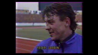 ARCHIVE 1992 Sportove ozveny  futbal [upl. by Ennaeirrac]