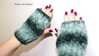 Tutoriel mitaines fantaisie Knitting mittens tutorial [upl. by Hamann]