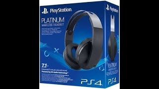 🤔Por que🤔 HeadSet Sony Platinum  Unboxing [upl. by Nomrej]