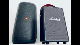 Marshall Tufton vs JBL Partybox 100 Sound Comparison [upl. by Yarazed]