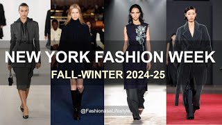 FALL 2024 🍁 NEW YORK FASHION WEEK 11 collections fashion trending fashiontrends trendingnow [upl. by Baler]