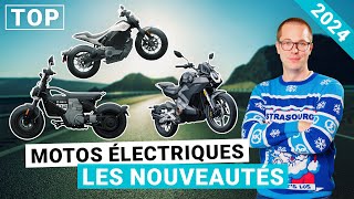 Motos électriques  le TOP des nouveautés 2024 [upl. by Hulton731]