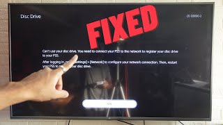Cant use your disc drive You need to connect your ps5 to the network [upl. by Nagaet]