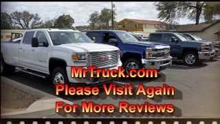 MrTruck review 2015 Heavy Duty Silverado and Sierra towing trailers [upl. by Ttessil]