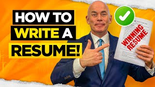 HOW TO WRITE A RESUME 5 Golden Tips for Writing a POWERFUL Resume or CV [upl. by Atterbury]