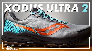 SAUCONY XODUS ULTRA 2 First Run amp First Impressions  Better than the original  Run4Adventure [upl. by Crowns227]