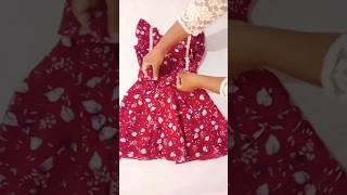 Beautiful New Frock Design 2024  Easy Cut amp Simple Sew [upl. by Assinna]