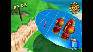 Super Mario Sunshine Part 14 Gelato Beach Episode 2 Mirror Madness Tilt Slam Bam [upl. by Gerbold9]