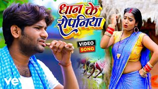 Abhishek Lal Yadav  Dhan Ke Ropaniya  Bhojpuri Video Song [upl. by Dorehs900]