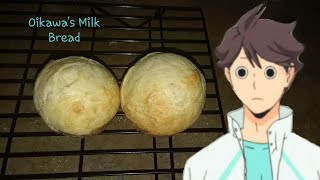 Making Oikawas Milk Bread Ft Easter3000 [upl. by Fai]