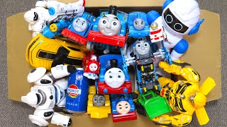 Thomas amp Friends Robot toys come out of the box RiChannel [upl. by Aurelea]