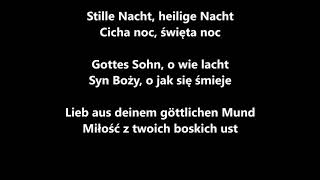 Stille Nacht  Cicha Noc Weihnachtsliedkolęda LYRICS Napisy DE PL [upl. by Tempa]