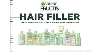 Garnier Fructis Hair Filler for Inner Repair Outer Transformation [upl. by Martelli641]