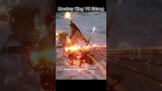 Black Myth  Wukong Monkey king VS Erlang Real Battle  Ngộ không đấu với Nhị Lang blackmythwukong [upl. by Nivag]