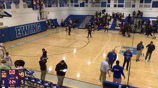 Ewing High School vs Middletown North HS Boys Varsity Basketball NJSIAA Round 1 [upl. by Acirretahs]