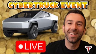 CYBERTRUCK DELIVERY EVENT  LIVE [upl. by Ydnor]