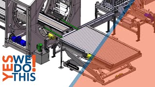 Yes We Do This  WRWA200 Horizontal Stretch Wrapper with a Bunk Inserter [upl. by Sanjay334]