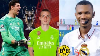 DISKISYON LUNIN OU THIBAUT COURTOIS POU FINAL LDC BORUSSIA VS REAL MADRID [upl. by Cressi227]