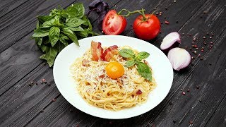 Паста карбонара  Рецепты от Со Вкусом [upl. by Sirrap]