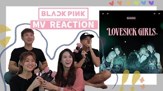 【MV reaction】BLACKPINK Lovesick Girls [upl. by Gnidleif]