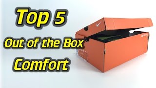 Top 5 Most Comfortable Soccer CleatsFootball Boots Out of the Box [upl. by Esyle]