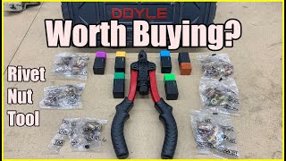 Doyle Rivet Nut Tool From Harbor Freight Review [upl. by Cantone]