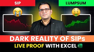 SIP Vs LUMPSUM Explained With Excel Sheet  Mutual Funds for Beginners  Sanjay Kathuria [upl. by Eillil340]