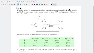 Correction exercice15  Onduleur [upl. by Acnayb]