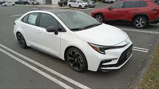 NEW PRODUCT LAUNCH 2025 TOYOTA COROLLA FX FWD WHITE MIDNIGHT BLACK METALLIC BLACK ROOF REAR SPOILER [upl. by Wylma310]