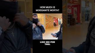 20 Million How Much Is Moissanite Iced Out Jewelry Worth Real Interview By Harlembling [upl. by Iralam553]