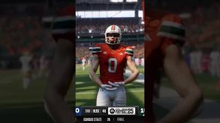 DeBerry rocks the baby collegefootball25 miamihurricanesfootball miamifootball [upl. by Nyrrek]