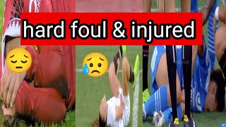 hard foul amp critically injury in womens soccer  football 😥uniquelmsubo injury womenfootball [upl. by Elstan167]