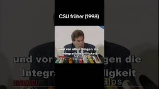 So rechtsextrem war die CSU 1998 😱😱😱 csu 1998 deutschland [upl. by Heymann]