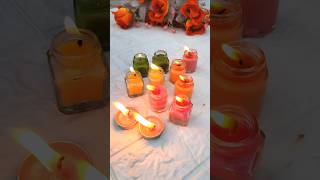 Homemade Candle  Candle Making vinnyartworks homemadecandles candlemaking diwalispecial vibes [upl. by Oballa864]