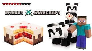 Chocolate Minecraft Panda and Cake [upl. by Peg]