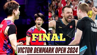 FINAL🇨🇳Liang Wei KengWang Chang VS 🇩🇰Kim AstrupRasmussen🔥 Denmarkopen2024 [upl. by Nerak]