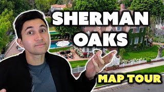 Living in Sherman Oaks in 2023 FULL MAP TOUR Los Angeles Neighborhood Tours [upl. by Aerdnaed]