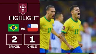 Chile vs Brazil 12 Highlights amp All Goals 2024 HD [upl. by Arraeit970]